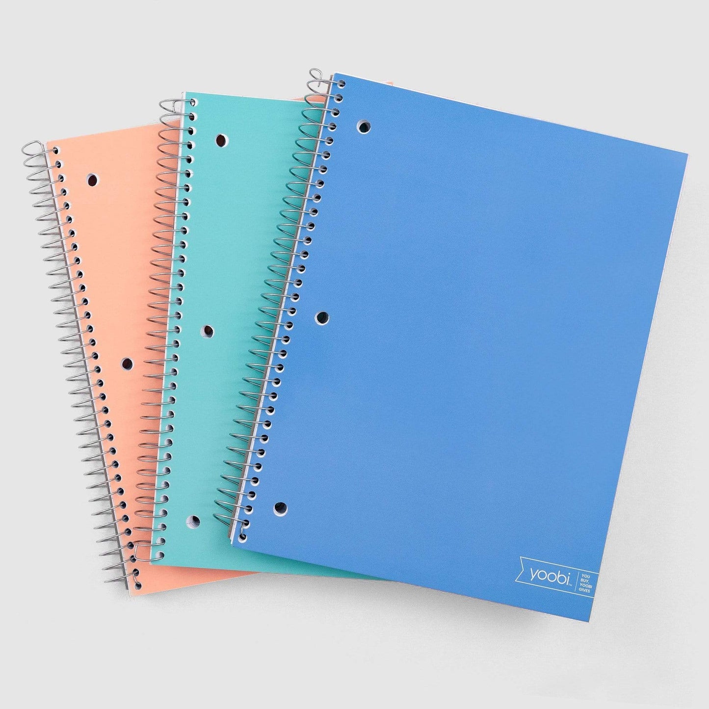 Spiral Notebook, 3 Pack