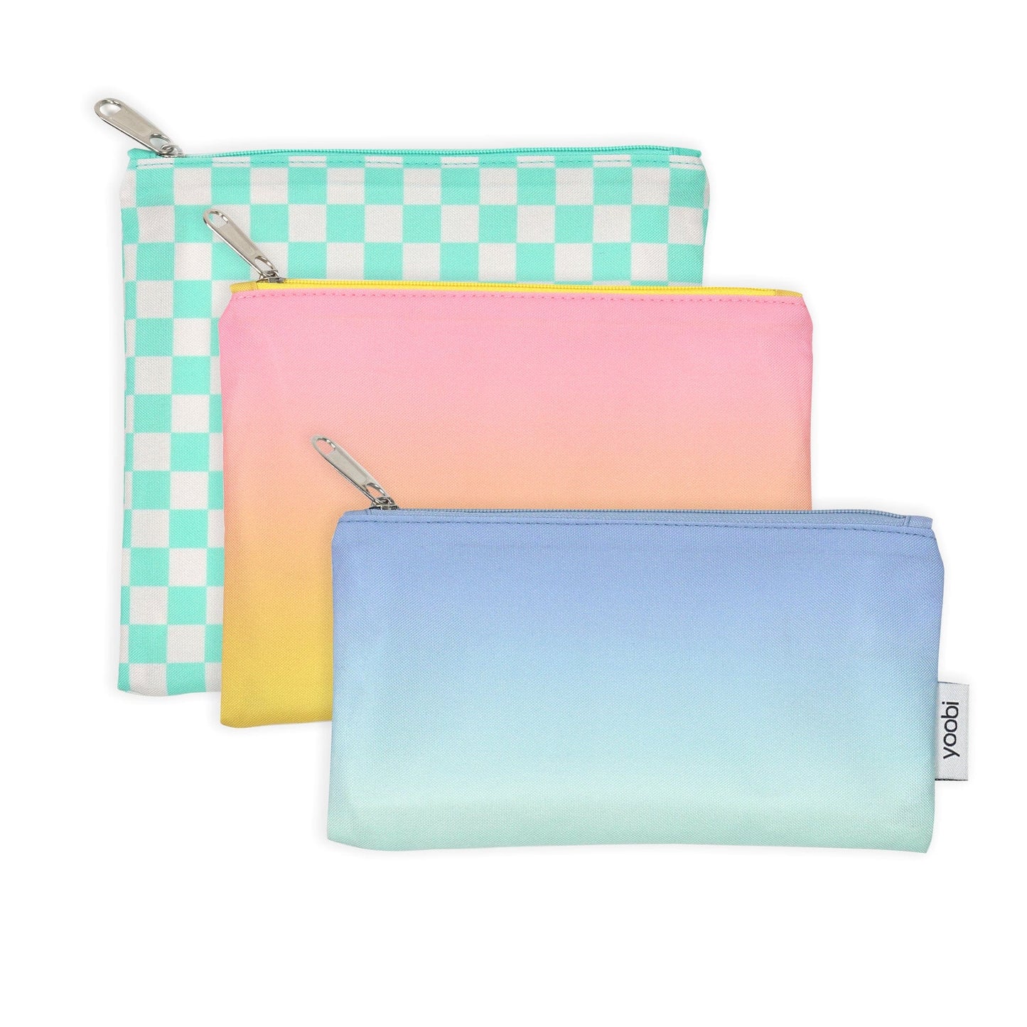 Yoobi – Bright Multicolor 3pk Reusable Snack Bags